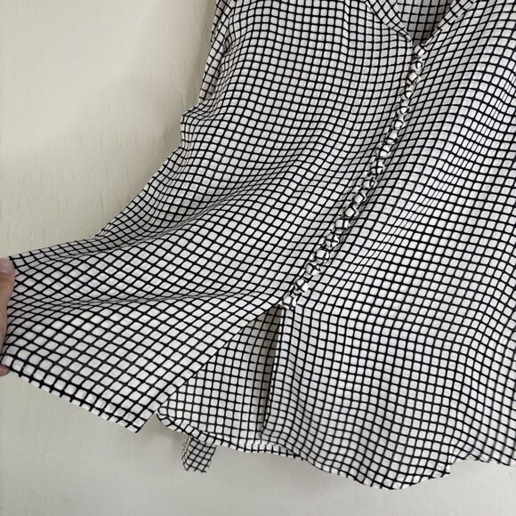Reformation Checkered Button Up Top - Picture 7 of 7